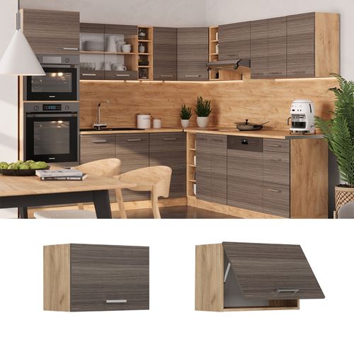 Elément Haut De Cuisine R-line 53856 Gris Noble 60cm Plat