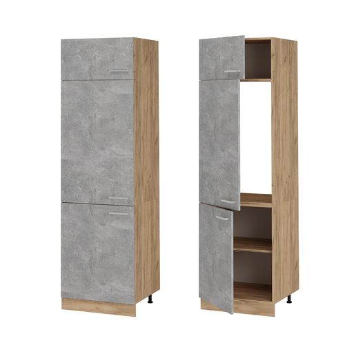 Armoire Pour Frigo R-line 53857 Béton 60cm