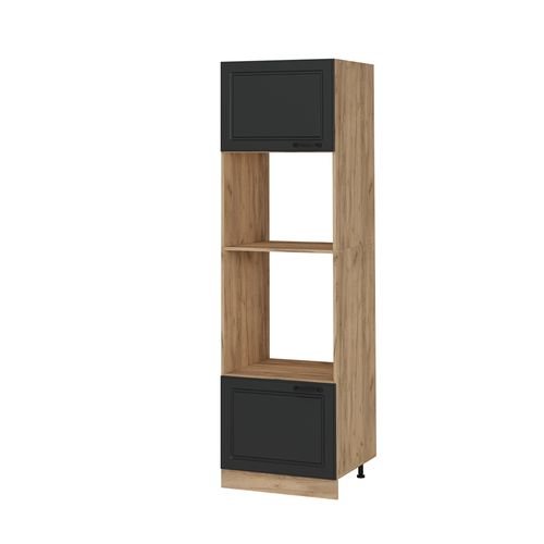 Armoire Micro-ondes R-line 53859 Anthracite Campagne 60cm