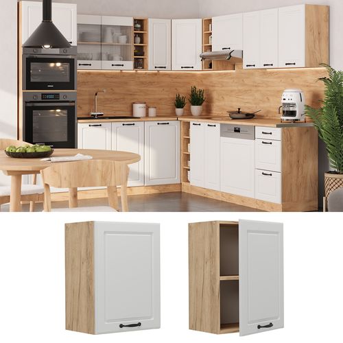 Elément Haut De Cuisine R-line 53865 Blanc Campagne 45cm