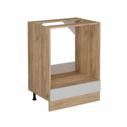 Meuble Pour Four R-line 53913 Blanc Campagne 60cm Sans Pt