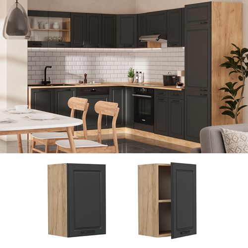 Elément Haut De Cuisine R-line 53914 Anthracite Campagne 40cm