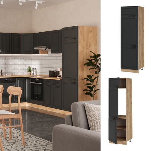 Armoire Pour Frigo R-line 53915 Anthracite Campagne 60cm