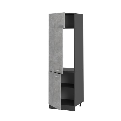 Armoire Pour Frigo R-line 54021 Béton 60cm