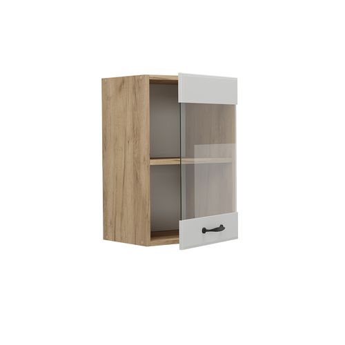 Armoire En Verre R-line 54030 Blanc Campagne 40cm