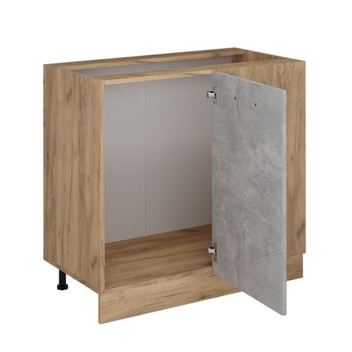 Meuble Dangle R-line 54037 Béton 86cm , Pt Chêne