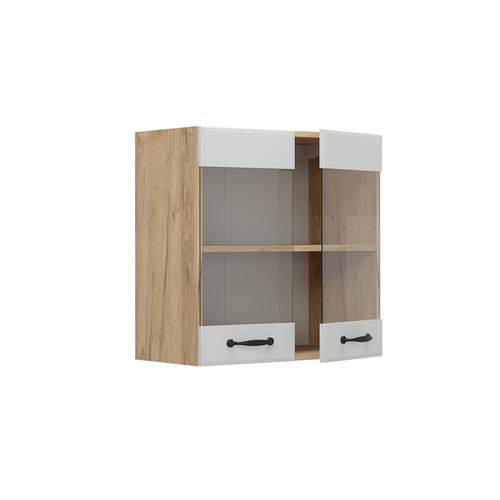 Armoire En Verre R-line 54039 Blanc Campagne 60cm