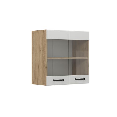 Armoire En Verre R-line 54039 Blanc Campagne 60cm