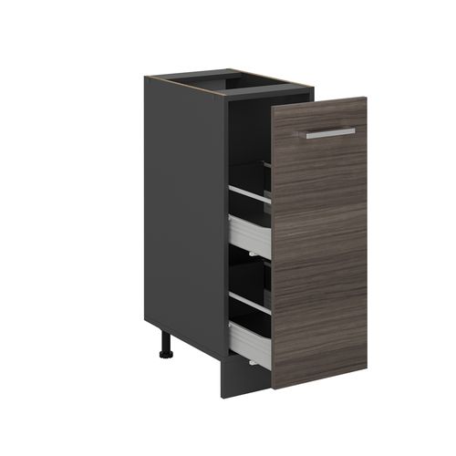 Meuble De Cuisine R-line 54044 Gris Noble 30cm Pt Marbre