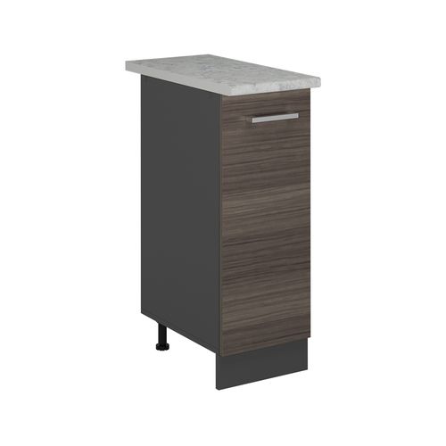 Meuble De Cuisine R-line 54044 Gris Noble 30cm Pt Marbre