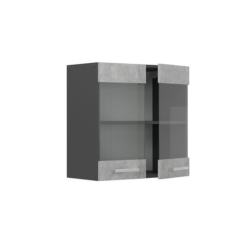Armoire En Verre R-line 54045 Béton 60cm