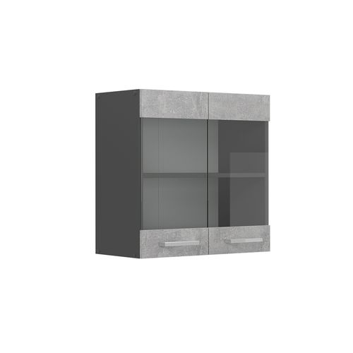 Armoire En Verre R-line 54045 Béton 60cm