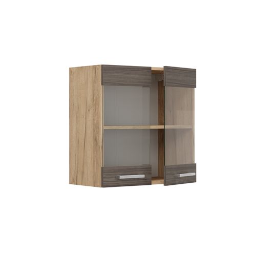 Armoire En Verre R-line 54101 Gris Noble 60cm
