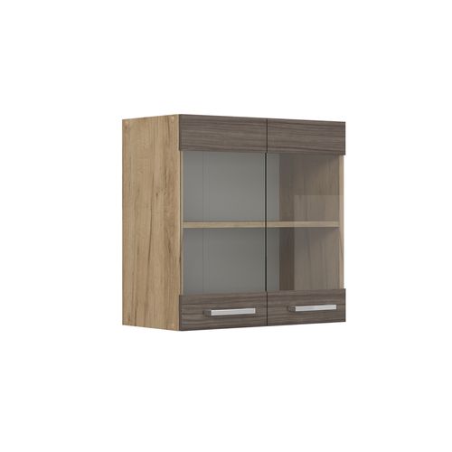Armoire En Verre R-line 54101 Gris Noble 60cm