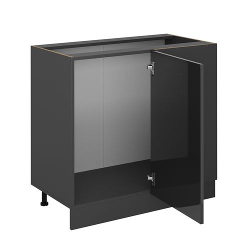 Meuble Dangle R-line 54105 Anthracite Haute Brillance 86cm Sans Pt