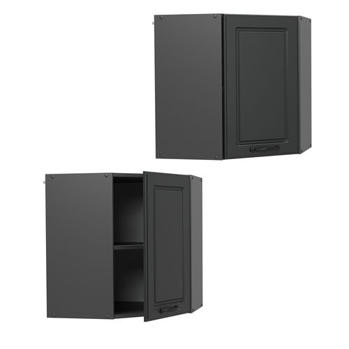 Elément Haut De Cuisine R-line 54139 Anthracite Campagne 57cm