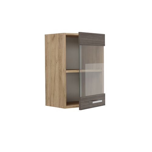 Armoire En Verre R-line 54149 Gris Noble 40cm