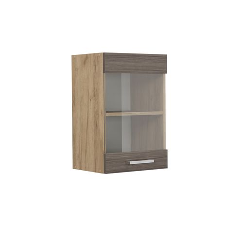 Armoire En Verre R-line 54149 Gris Noble 40cm