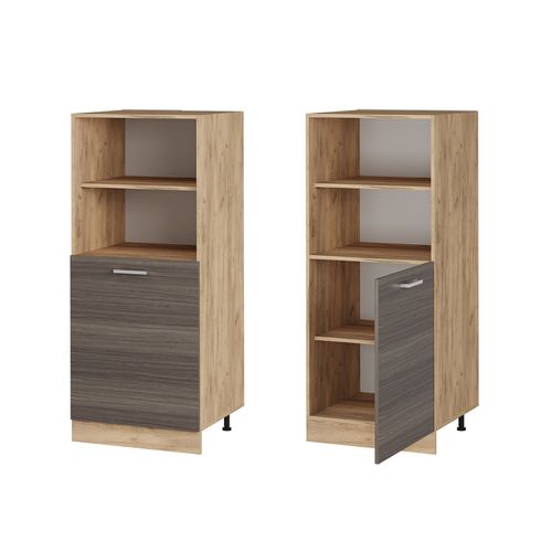 Meuble Pour Four R-line 54158 Gris Noble 60cm