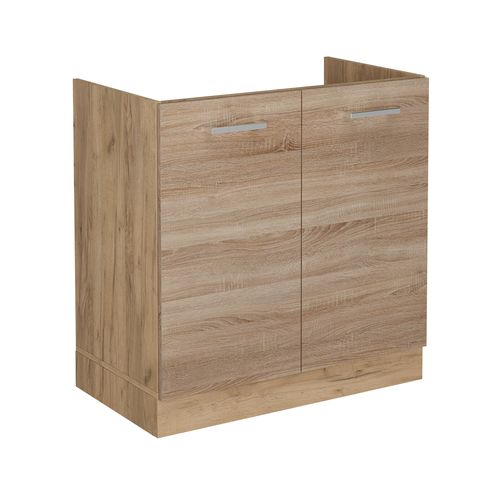 Meuble Bas Sous-évier R-line 54202 Sonoma 80cm Sans Pt