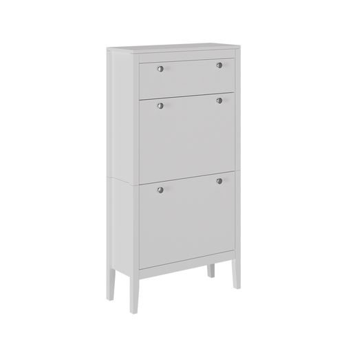 Armoire à Chaussures Aron 54257 Blanc 60x115cm