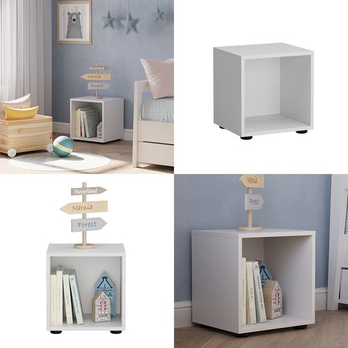 Étagère Pour Enfants Estell 54365 Blanc 36.4x38.2cm 1 Compartiment