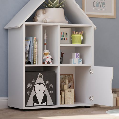 Étagère Pour Enfants Estell 54368 Blanc 71x112.2cm