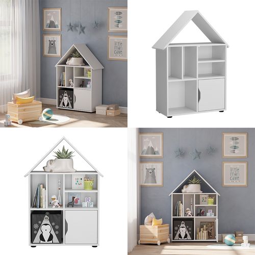 Étagère Pour Enfants Estell 54368 Blanc 71x112.2cm