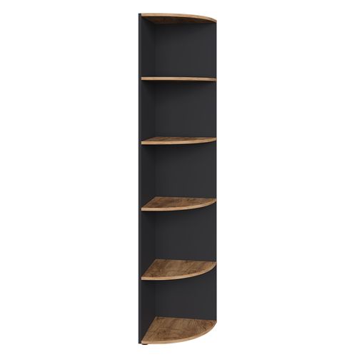 Étagère Dangle Ecki 54375 Anthracite/chêne Doré 40x180cm
