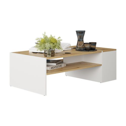 Table Basse Rubby 54448 Artisan Chêne/blanc 110x60cm