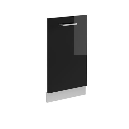 Façade De Lave-vaisselle R-line 54471 Noir Haute Brillance 45cm Sans Pt