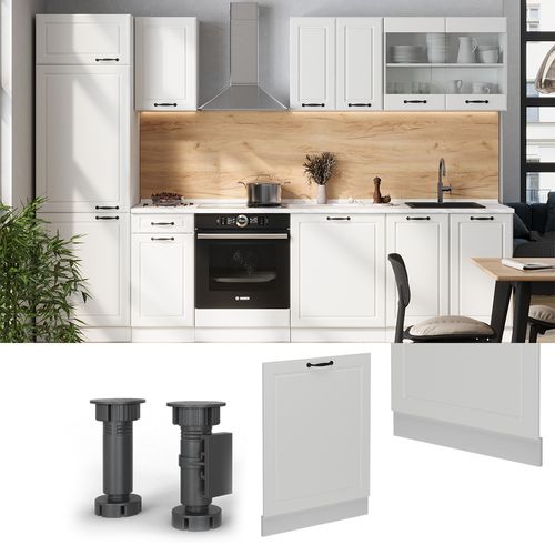 Façade De Lave-vaisselle R-line 54520 Blanc Campagne 60cm Sans Pt