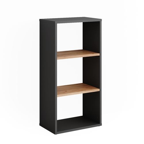 Armoire à Chaussures Orlando 54550 Anthracite/chêne Doré 40x80.1cm