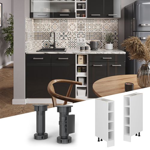 Etagère De Cuisine R-line 54561 Blanc 15cm Sans Pt