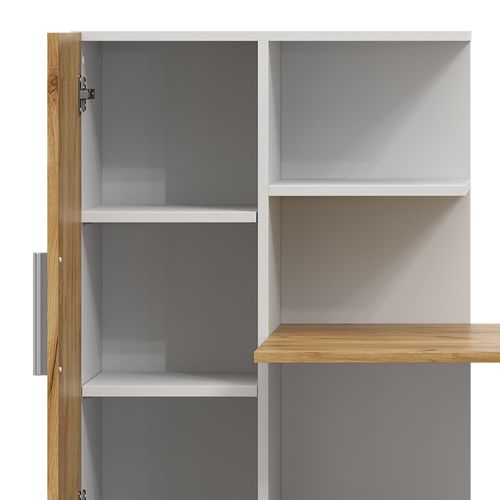 Bureau Tomy 54580 Chêne Blanc/force De Lor 150x59cm
