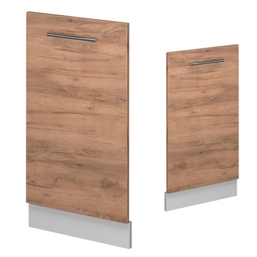 Façade De Lave-vaisselle Fame-line 54600 Chêne De Force Doré 45cm , Pt Chêne