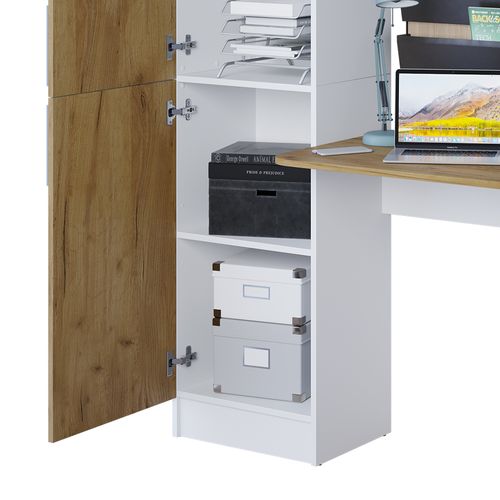 Bureau Tessa 54625 Chêne Blanc/force De Lor 122.9x52cm