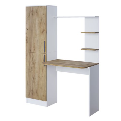 Bureau Tessa 54625 Chêne Blanc/force De Lor 122.9x52cm