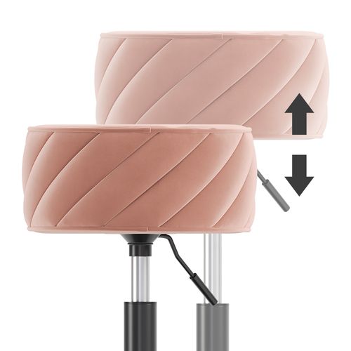 Tabouret Cherio 54629 Rose 35x50.5cm