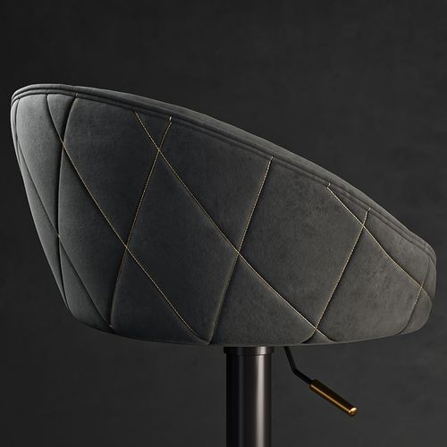 Tabouret De Bar Goldamo 54633 Anthracite 58.5x84.5cm Lot De 2