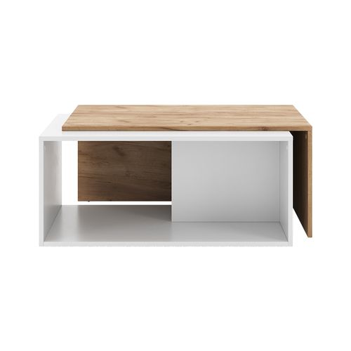 Table Basse Paul 54644 Chêne Blanc/force De Lor 90x48cm