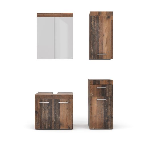 Ensemble De Meubles De Salle De Bain Luna 54709 Oldstyle 4 Pièces