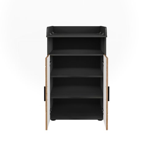 Commode à Langer Irma 54784 Anthracite/artisan 60x97cm Avec Plan à Langer