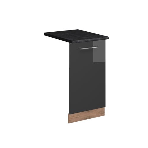 Façade De Lave-vaisselle Fame-line 54793 Anthracite Haute Brillance 45cm , Pt Anthracite