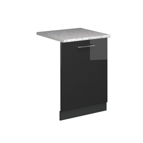 Façade De Lave-vaisselle Fame-line 54817 Anthracite Haute Brillance 60cm , Pt Marbre