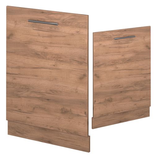 Façade De Lave-vaisselle Fame-line 54850 Chêne De Force Doré 60cm , Pt Chêne