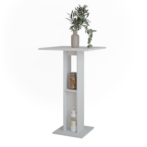 Table De Bar Repose 55577 Blanc 65x65cm