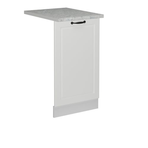 Façade De Lave-vaisselle R-line 55069 Blanc Campagne 45cm , Pt Marbre