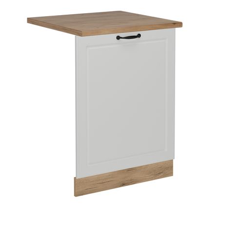 Façade De Lave-vaisselle R-line 55143 Blanc Campagne 60cm , Pt Chêne