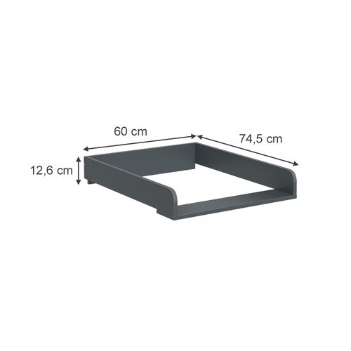 Plan à Langer Viktor 55168 Anthracite 60x74.5cm